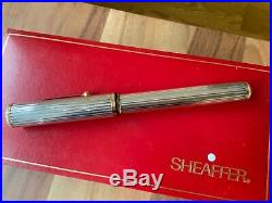 Sheaffer Connaisseur 823 Sterling Silver Fountain Pen USA
