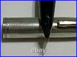 Sheaffer Imperial 827 WD Sterling Silver Barleycorn GFT 14k M Nib Fountain Pen