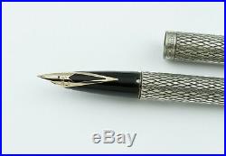 Sheaffer, Imperial Fountain Pen, Sterling Silver withGold Plated Trim