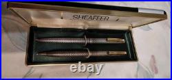Sheaffer Imperial Sterling Silver Ball Point Pen And 0.9MM Pencil USA