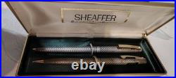 Sheaffer Imperial Sterling Silver Ball Point Pen And 0.9MM Pencil USA