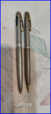 Sheaffer Imperial Sterling Silver Ball Point Pen And 0.9MM Pencil USA
