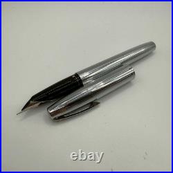 Sheaffer Imperial Sterling Silver Fountain Pen 14K Nib USA Excellent