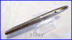 Sheaffer Imperial Sterling Silver Sovereign Fountain Pen With 14k Gold Nib