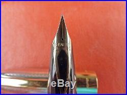 Sheaffer Legacy 925 sterling fountain pen, interrupted barleycorn, Touchdown fil