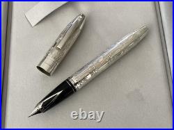 Sheaffer Legacy Heritage Victorian Sterling Silver Fountain Pen