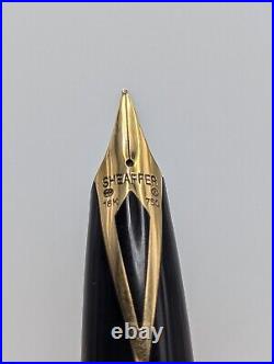 Sheaffer Legacy Smooth Solid Sterling Silver Fountain Pen 18k Nib New Working