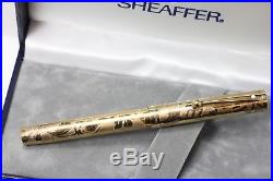Sheaffer NOSTALGIA Rollerball Pen 925 Sterling Silver VERMEIL Overlay NOS NEW