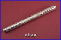 Sheaffer NOSTALGIA Sterling Silver ballpoint Floral Etched Pattern NEW