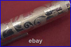 Sheaffer NOSTALGIA Sterling Silver ballpoint Floral Etched Pattern NEW