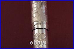 Sheaffer NOSTALGIA Sterling Silver ballpoint Floral Etched Pattern NEW