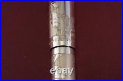 Sheaffer NOSTALGIA Sterling Silver ballpoint Floral Etched Pattern NEW