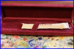 Sheaffer Nostalgia Fountain Pen Sterling Silver Overlay C/C Fill Original Box