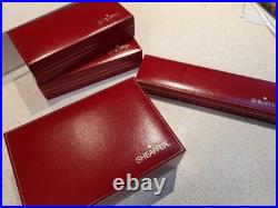 Sheaffer Nostalgia Sterling Silver Desk Set NOS Fountain Pen 18K + Scooter +