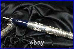 Sheaffer Stars of Egypt Limited Ed Sterling Silver Fountain Pen #18/360 18Kt Nib