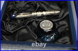 Sheaffer Stars of Egypt Limited Ed Sterling Silver Fountain Pen #18/360 18Kt Nib