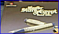 Sheaffer Stars of Egypt Limited Ed Sterling Silver Fountain Pen #18/360 18Kt Nib