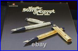 Sheaffer Stars of Egypt Limited Ed Sterling Silver Fountain Pen #18/360 18Kt Nib