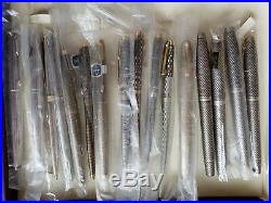 Sheaffer Sterling Silver Imperial Diamond Fountain Pens & Paerker Fountain Pens