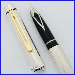Sheaffer TARGA 1006X Fountain Pen Sterling, Fine Italic Steel Nib (New Stock)