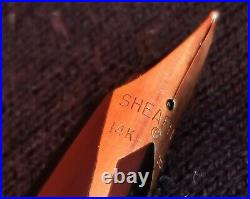 Sheaffer TARGA 1006 Sterling Silver 925 Fountain Pen 14K Gold Nib MADE IN USA