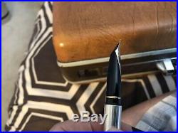 Sheaffer Targa Set Fountain Pen. Pen Sterling Silver 14k Nib