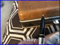 Sheaffer Targa Set Fountain Pen. Pen Sterling Silver 14k Nib