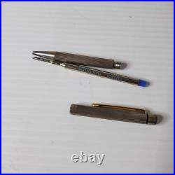 Sheaffer Targa Sterling Silver 925 Ball Point Pen With Case Vintage