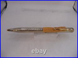 Sheaffer Vintage #823 Grand Connaisseur Sterling Silver Ball Pen-USA-new