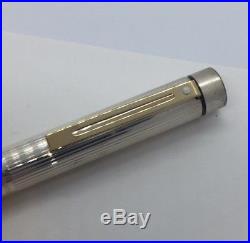 Sheaffer Vintage USA Sterling Silver Targa 14k Nib Fountain Pen