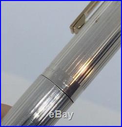 Sheaffer Vintage USA Sterling Silver Targa 14k Nib Fountain Pen