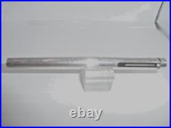 Sheaffer Vintage White Dot Sterling Silver Fountain Pen-fine point l4k nib