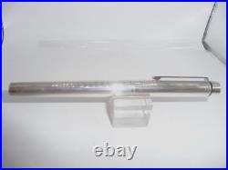 Sheaffer Vintage White Dot Sterling Silver Fountain Pen-fine point l4k nib