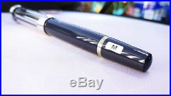 Shimmering Sterling Silver Montblanc Charles Dickens Fountain Pen