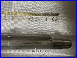Silver 925 Solid Ballpoint Pen Vintage Click Writes