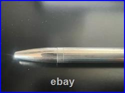 Silver 925 Solid Ballpoint Pen Vintage Click Writes