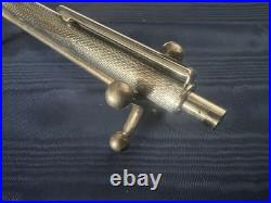 Silver Solid 925 Engraved Guilloché Ballpoint Pen With Vintage Cutouts