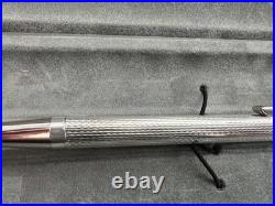 Silver Ville D'Argent Ballpoint Pen 925 Engraved Guilloché Waves Monter 1994