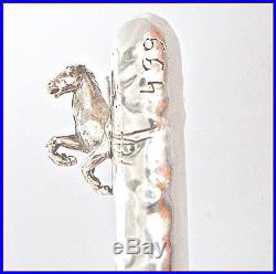 Splendid Audiard Sterling Silver Fountain Pen Sculpture/horses /1995/ France