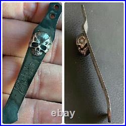 Steel Flame Pocket Clip for Fellhoelter TiBolt & TiNy bolt Pen- Warrior Bushido
