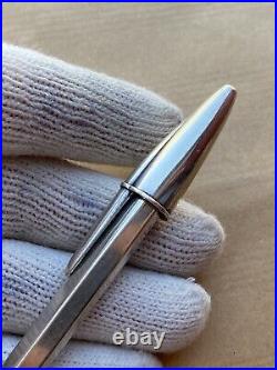 Sterling Silver 925 Rollerball Pen In Very Good Condition 43.4grams Big