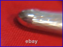 Sterling Silver Diamond Cut Tiffany Pen Ball Point 4 5/8