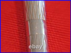Sterling Silver Diamond Cut Tiffany Pen Ball Point 4 5/8
