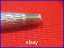 Sterling Silver Diamond Cut Tiffany Pen Ball Point 4 5/8