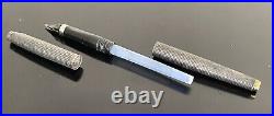 Sterling Silver Parker F Fountain Pen 14K Gold Fine Nib