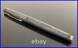 Sterling Silver Parker F Fountain Pen 14K Gold Fine Nib