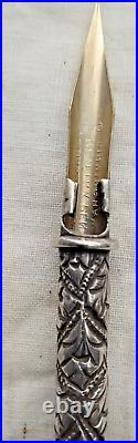 Sterling Silver Thick Body Nib Pen Vintage