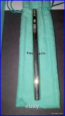 Sterling Silver Tiffany & Co. Pen 1837 Ballpoint Pen Sterling Silver. 925