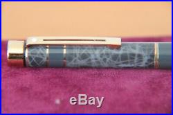 Stunning Sheaffer Targa Fountain Pen Marble Grey Prestige Model Rare -uninked