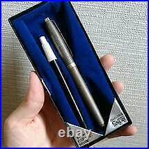 Super Rare Pung Round Parker 75 Sterling Silver Soft Pen With a box